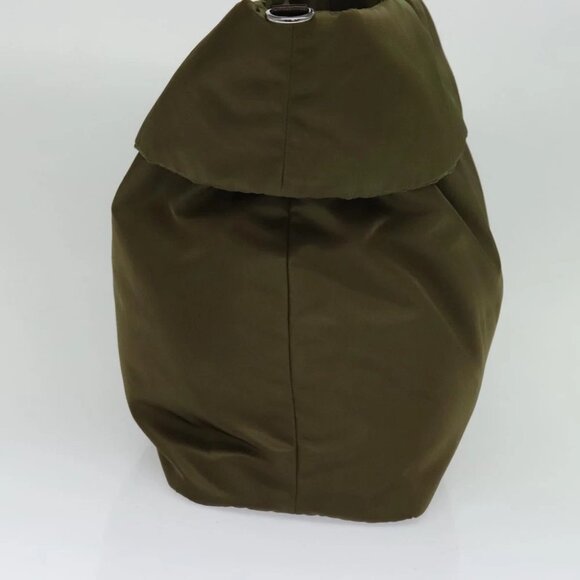 PRADA Hand Bag Nylon 2way Khaki - Picture 4 of 16